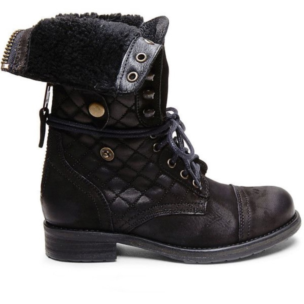 Steve Madden Dublyn lace up combat boot size 5